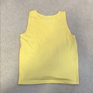 Yellow muscle tee